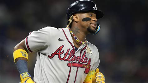 Braves’ Ronald Acuña out of lineup vs Miami with right calf tightness